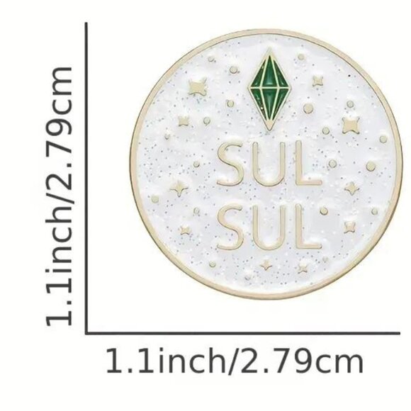 Sims Sul Sul Enamel Pin - Cute Gamer - Picture 2 of 2